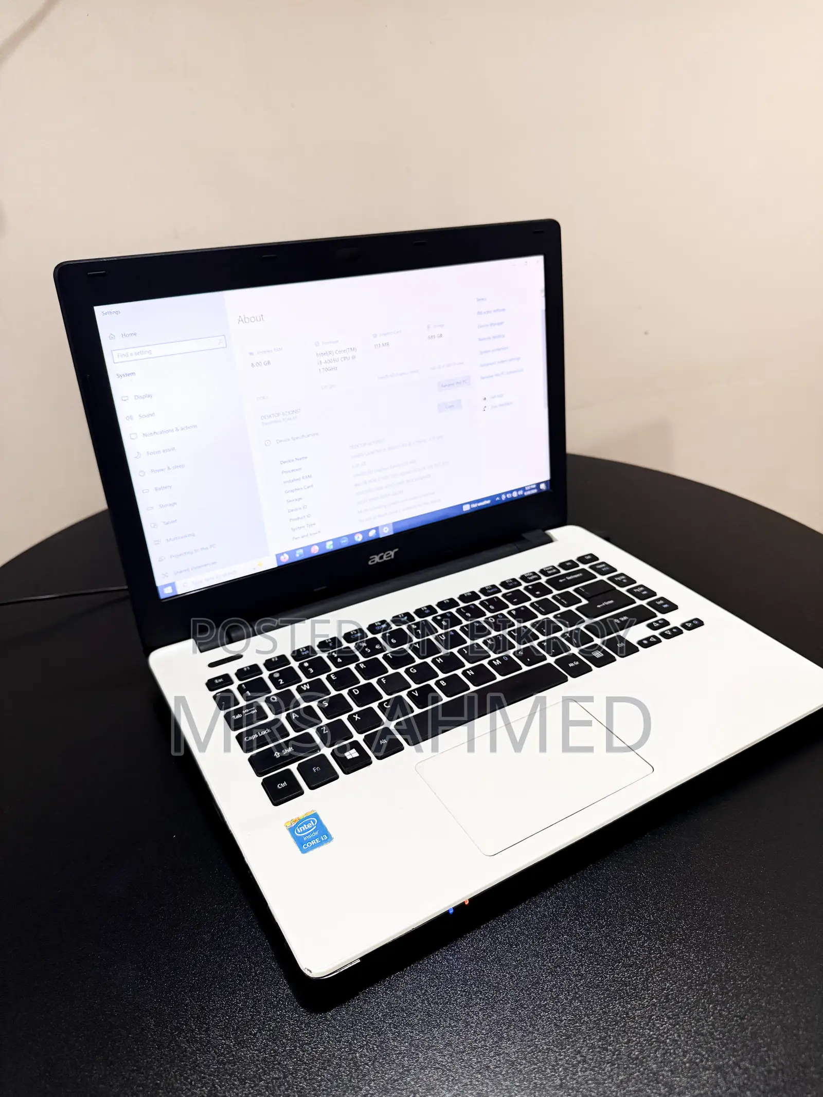 Laptop Acer Aspire E5-471P 8GB Intel Core i3 SSD 250GB