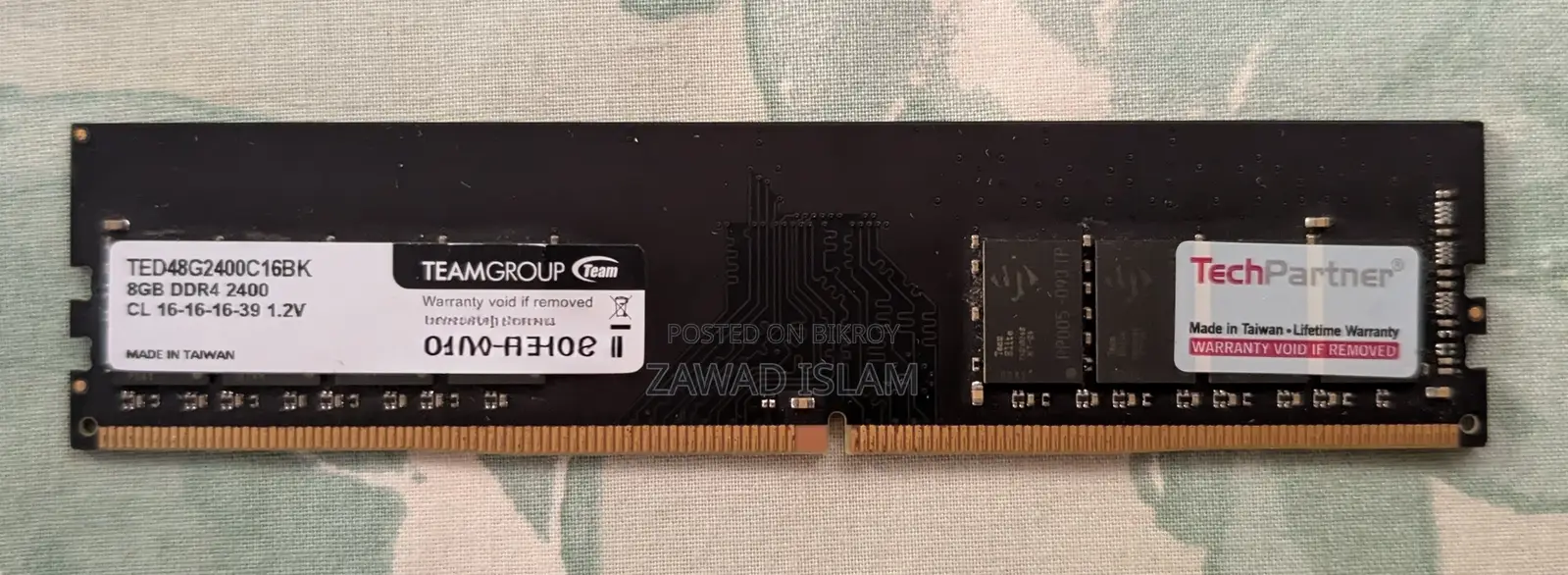 Team DDR4 8GB 2400MHz Desktop RAM
