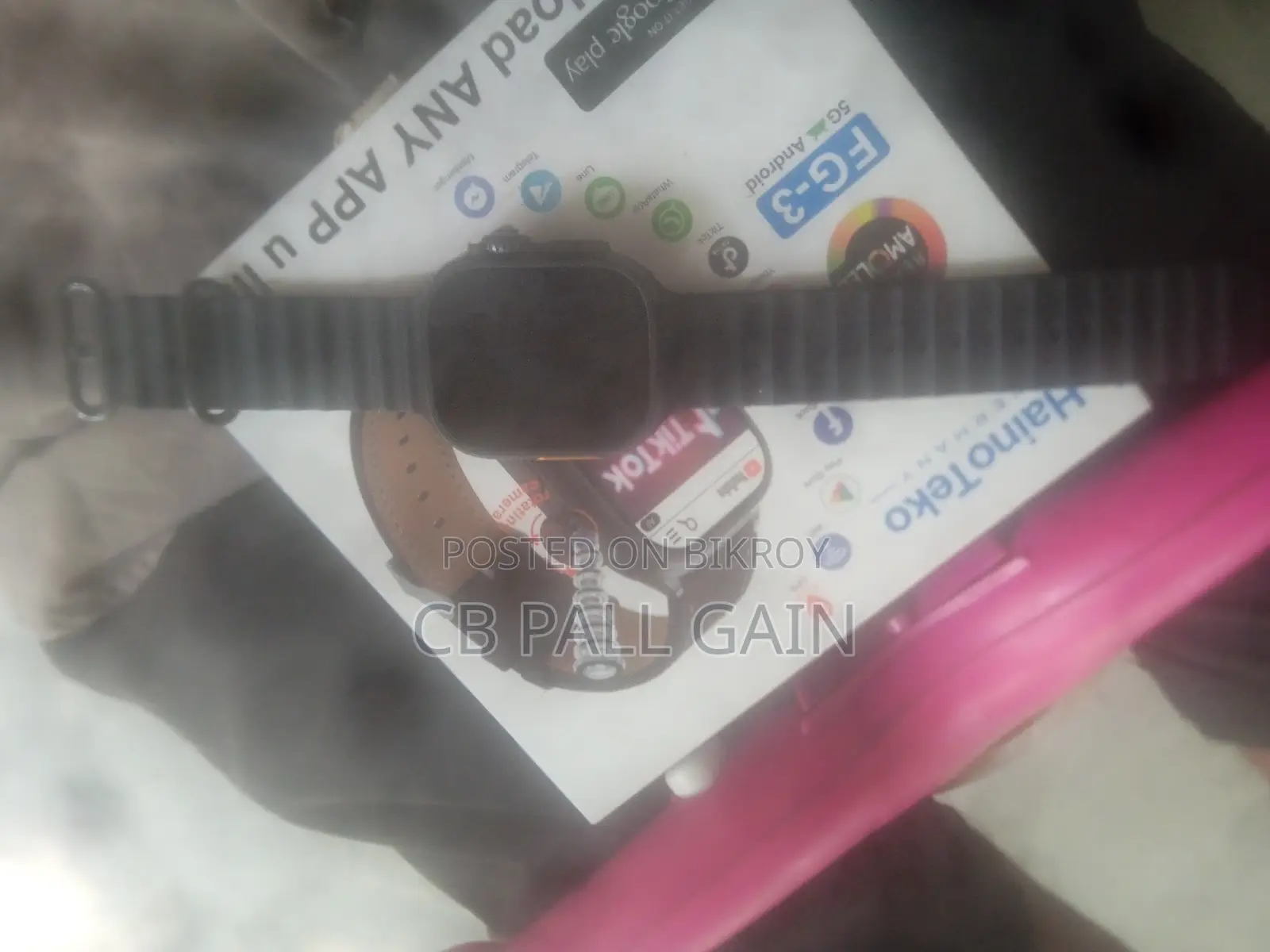 হাইনাট এফজি-৩ ৫জি অ্যান্ড্রয়েড স্মার্টওয়াচ সিম, টিকটক, ইউটিউব, অ্যামোলেড, ফুলবক্স