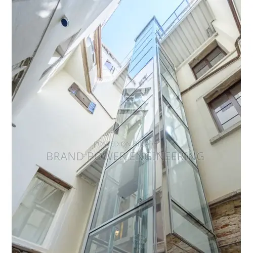 Steel Structure – 6-Person Lift, 450 Kg, 6 Stops