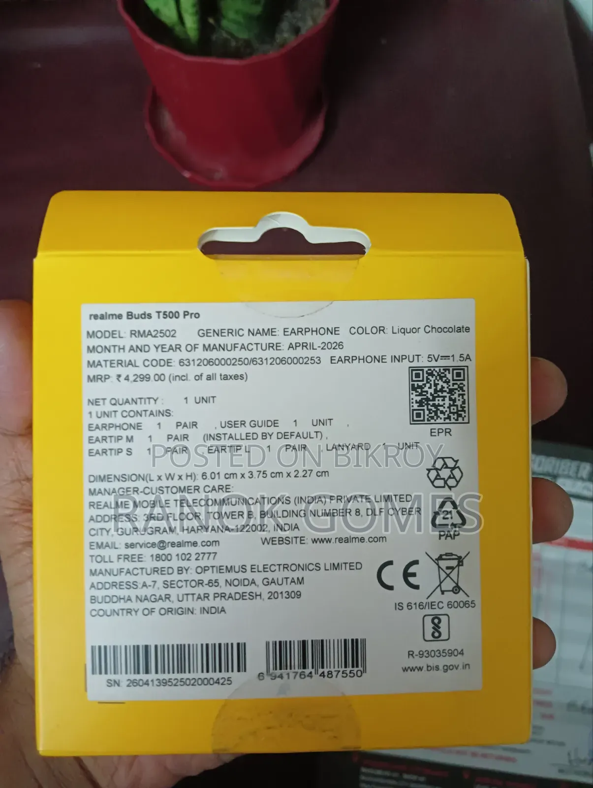 Realme Buds T500 Pro