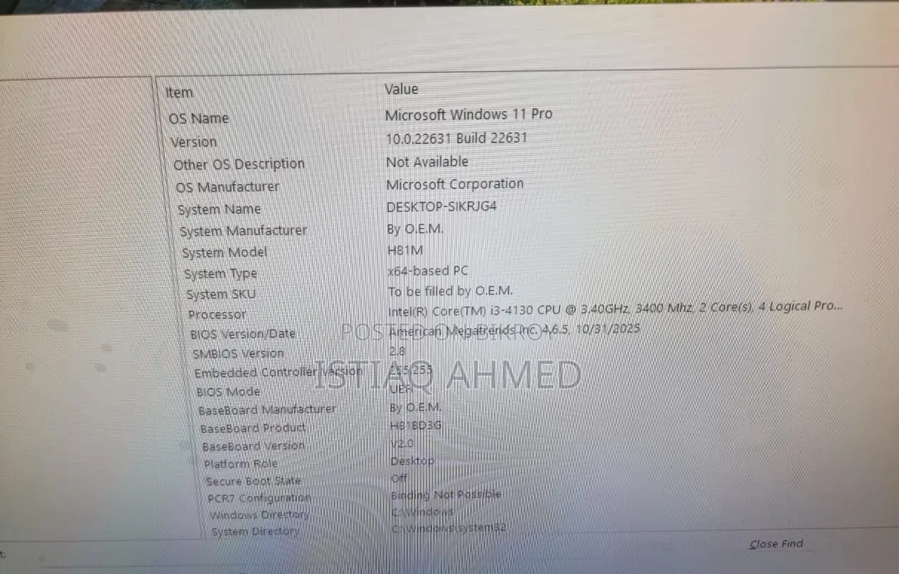 Desktop Computer Microsoft Surface Studio 16GB Intel Core i3 HDD 32GB