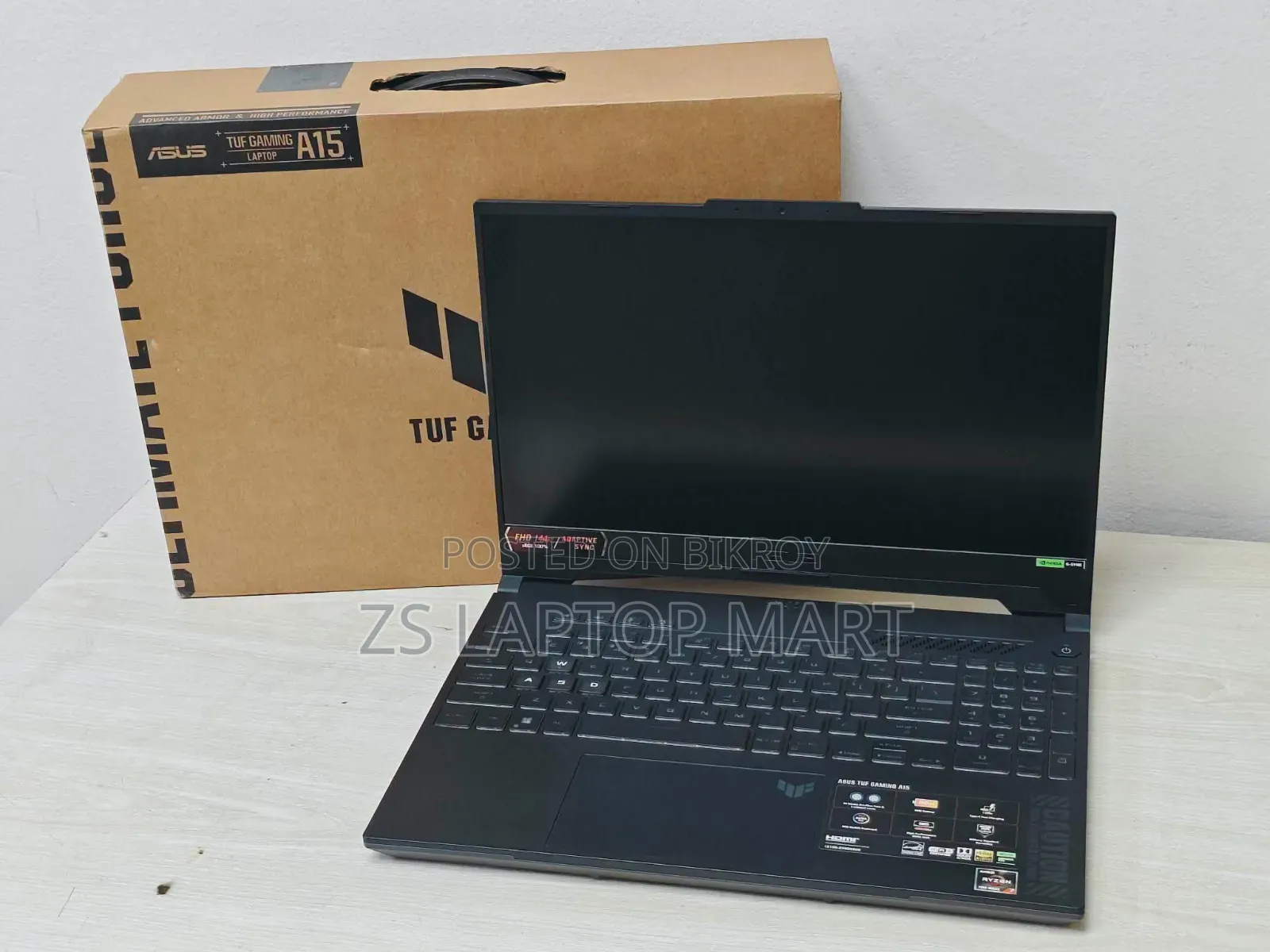 Laptop Asus TUF Gaming A15 16GB AMD Ryzen 7 SSD 512GB