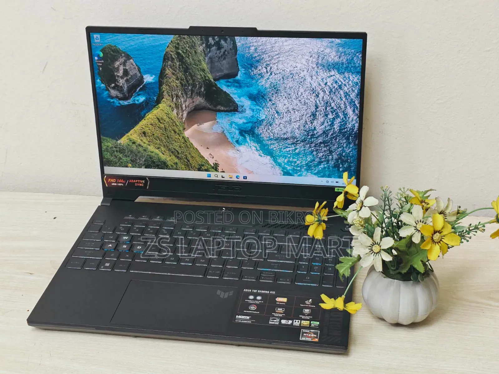 Laptop Asus TUF Gaming A15 16GB AMD Ryzen 7 SSD 512GB