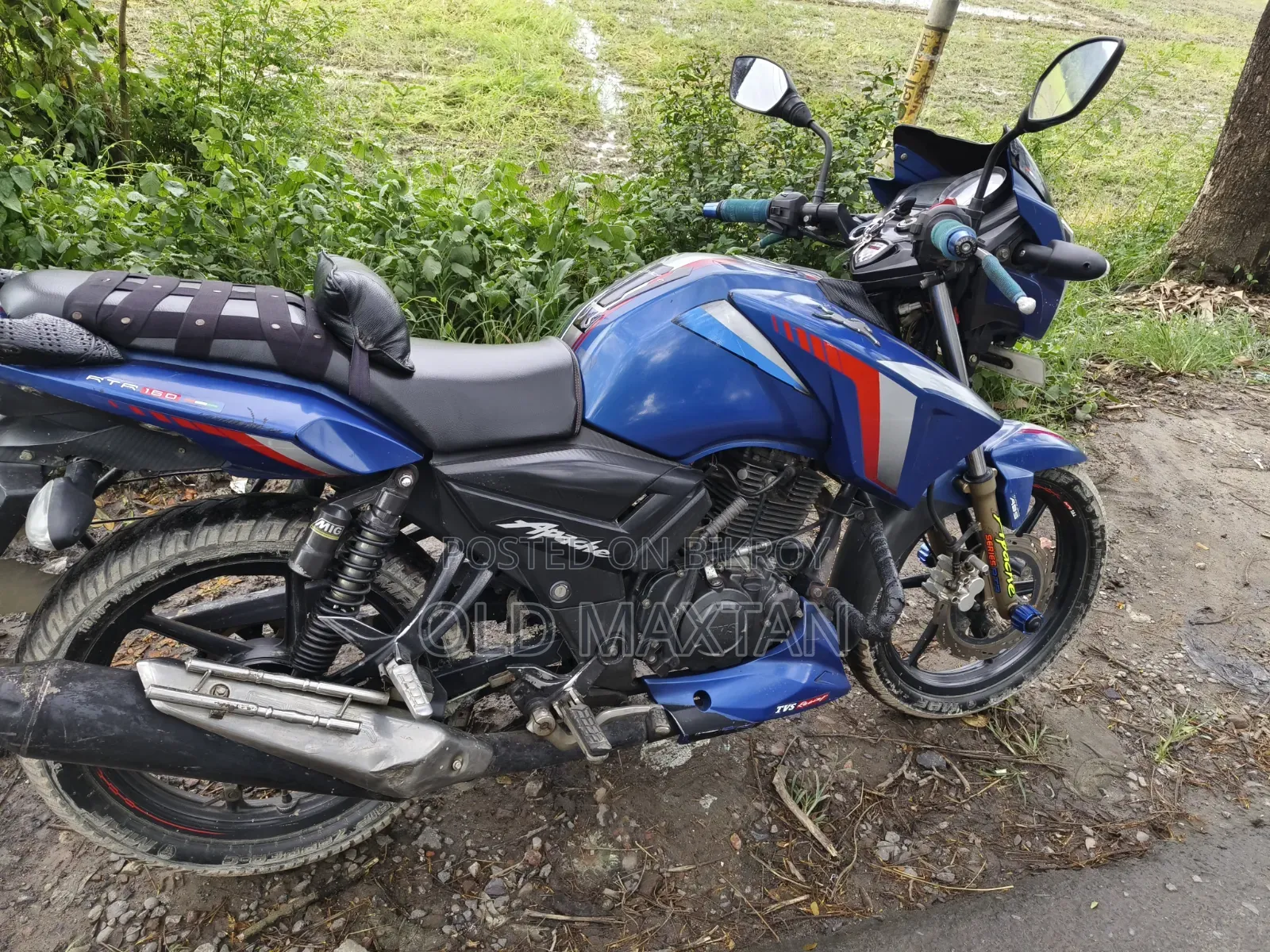 টিভিএস আপাচে আরটিআর ১৬০ টুভি ২০২৩ ব্লু