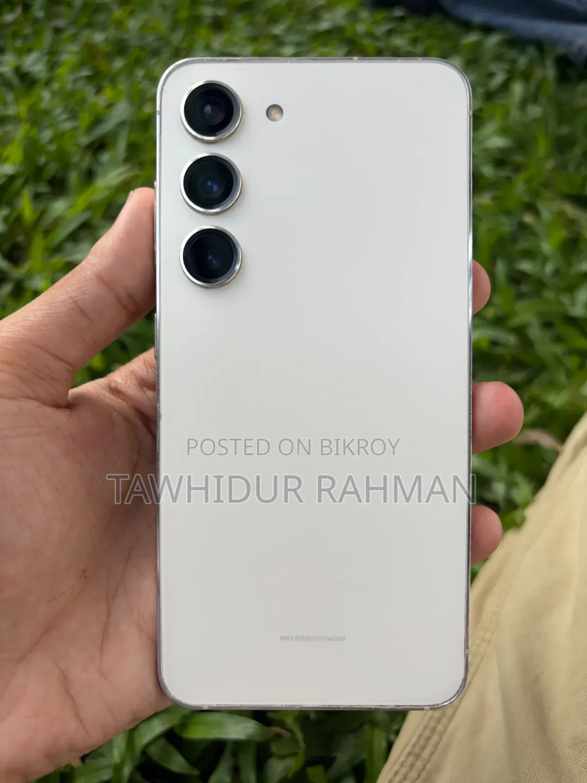 স্যামসাং গ্যালাক্সি এস২৩ ১২৮ জিবি সাদা