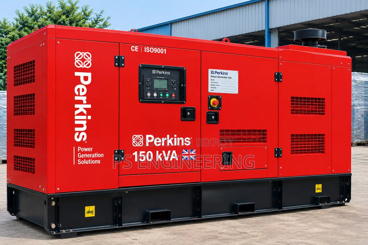 Brand New 150KVA Perkins Canopy Diesel Generator Deep Sea Controller