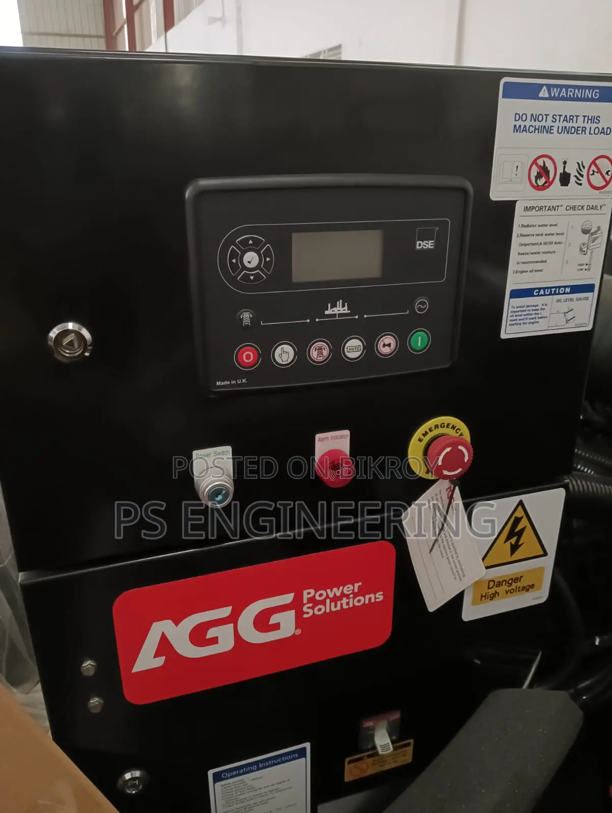 Brand New 150KVA Perkins Canopy Diesel Generator Deep Sea Controller