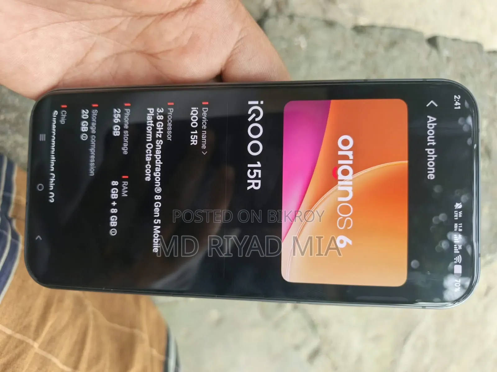 New iQOO 8 GB Black