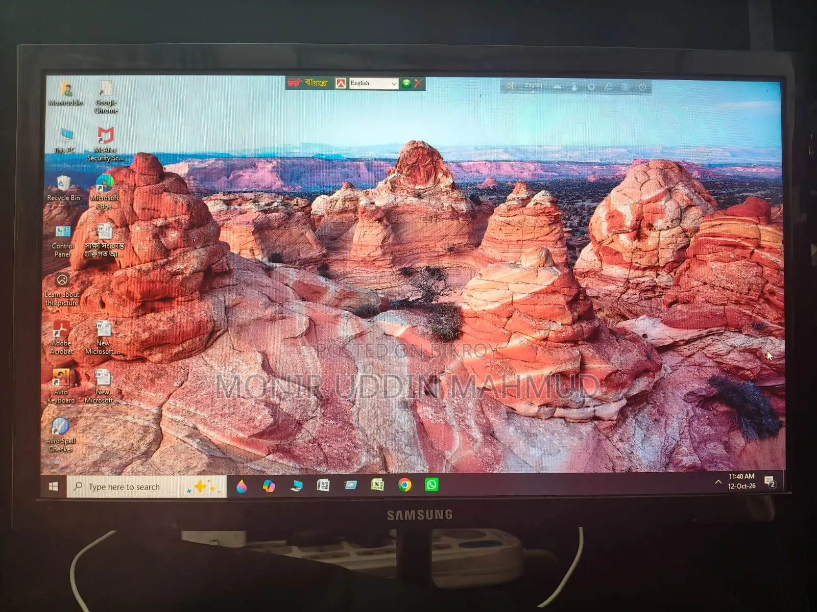 Desktop Computer Samsung 4GB Intel Core i3 HDD 1T