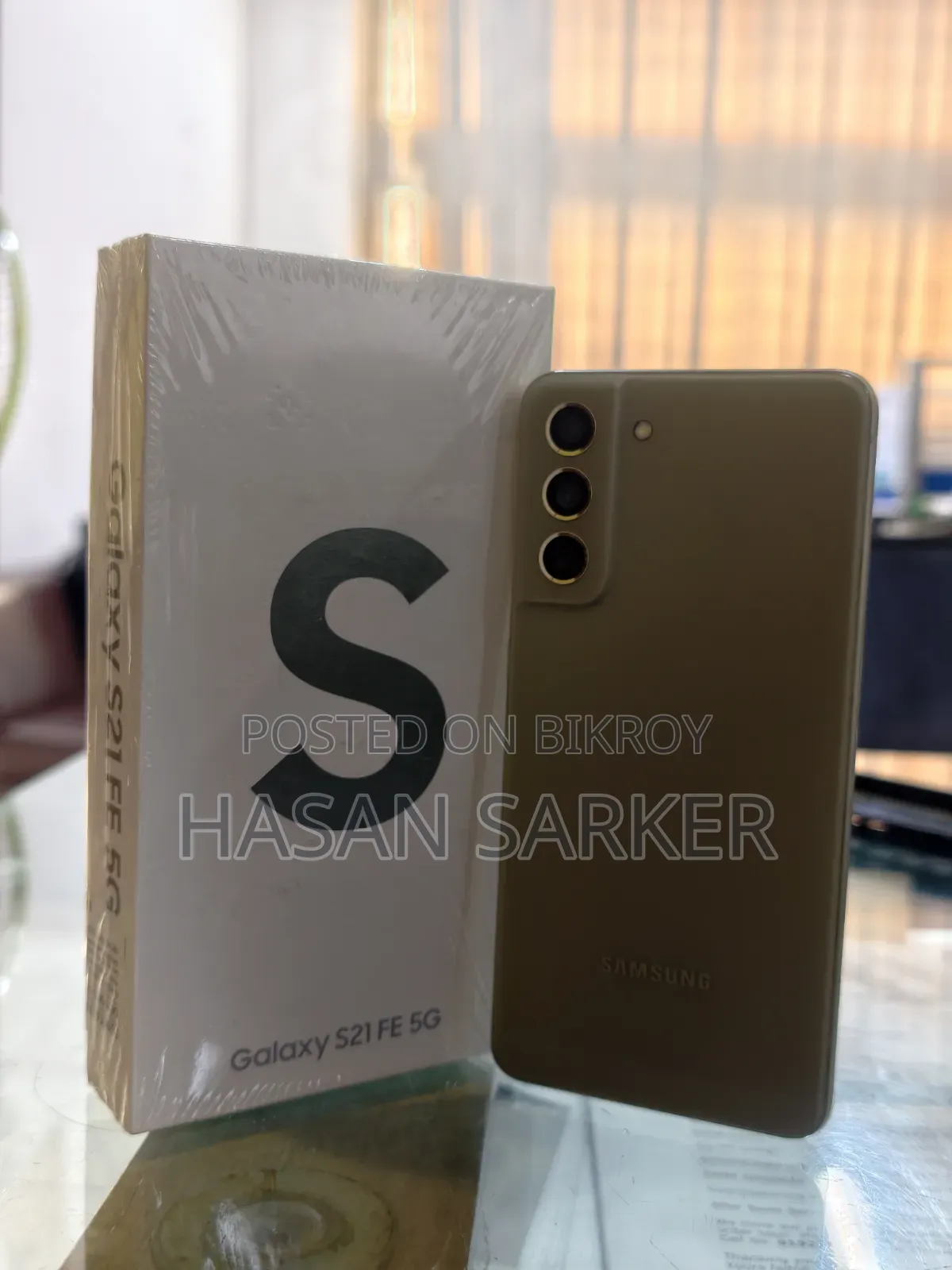 স্যামসাং গ্যালাক্সি এস২১ এফই ৫জি ২৫৬ জিবি সিলভার