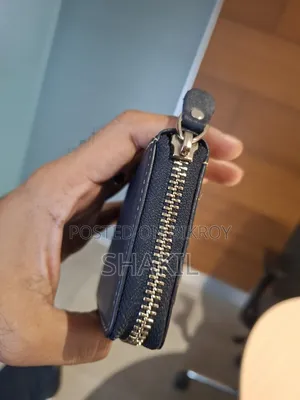 Exclusive Zipper Wallet. Navy