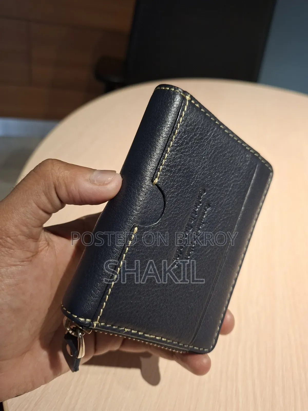Exclusive Zipper Wallet. Navy