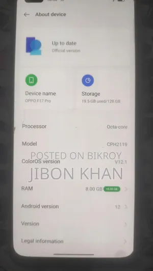 Oppo F17 Pro 128 GB