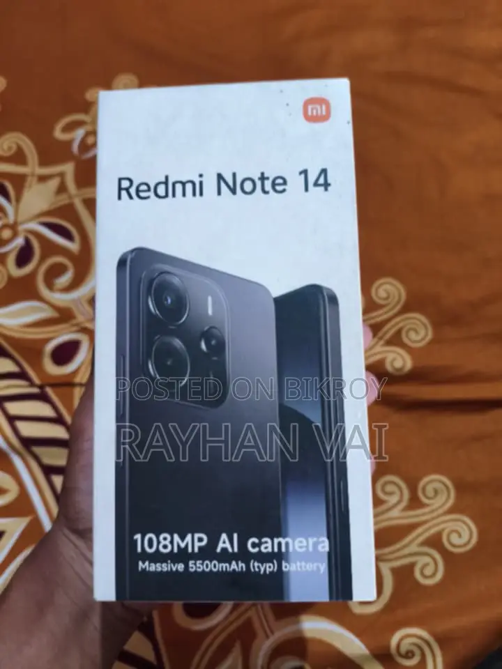 Xiaomi Redmi Note 14 4G 256 GB Black
