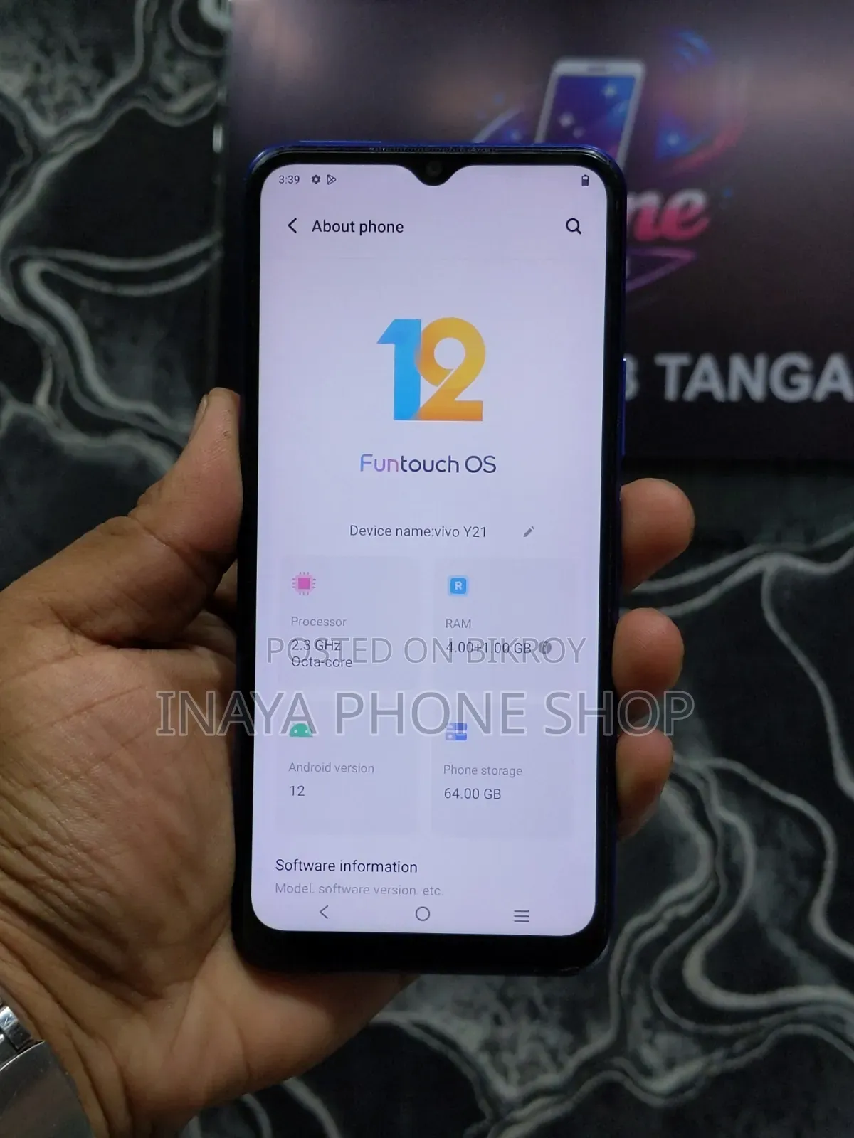 Vivo Y21 64 GB Blue