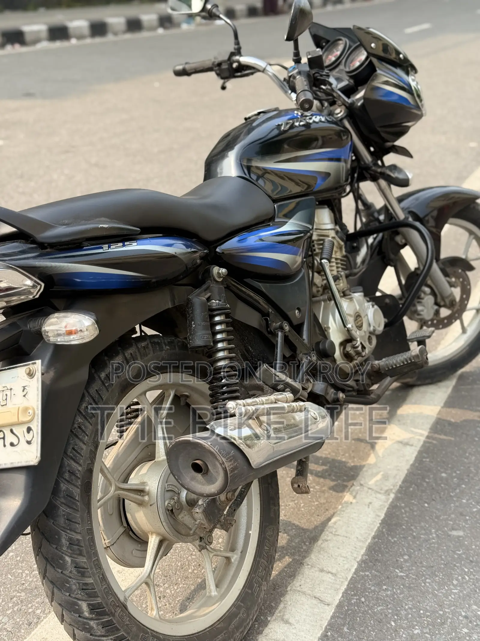 Bajaj Discover 125 2018 Blue