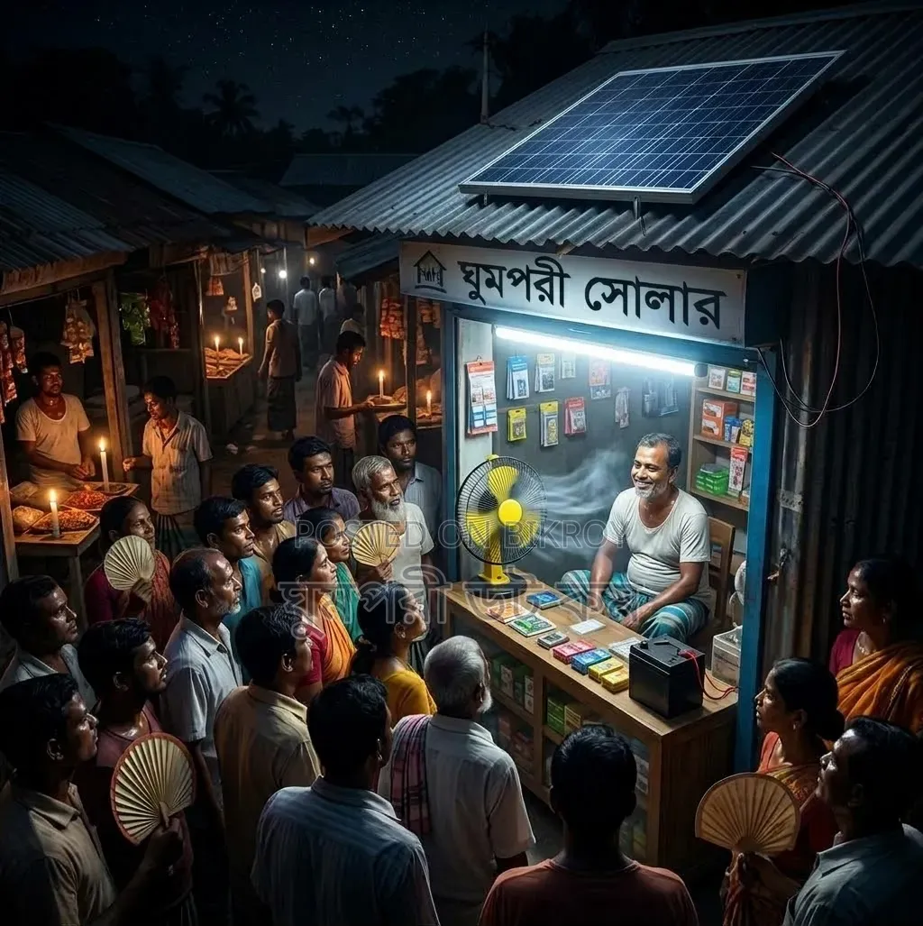 সোলার প্যাকেজ- লাইট ফ্যান সহ