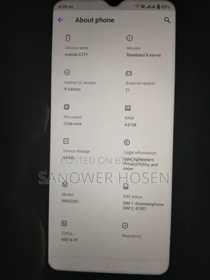Realme C21Y 64 GB Black