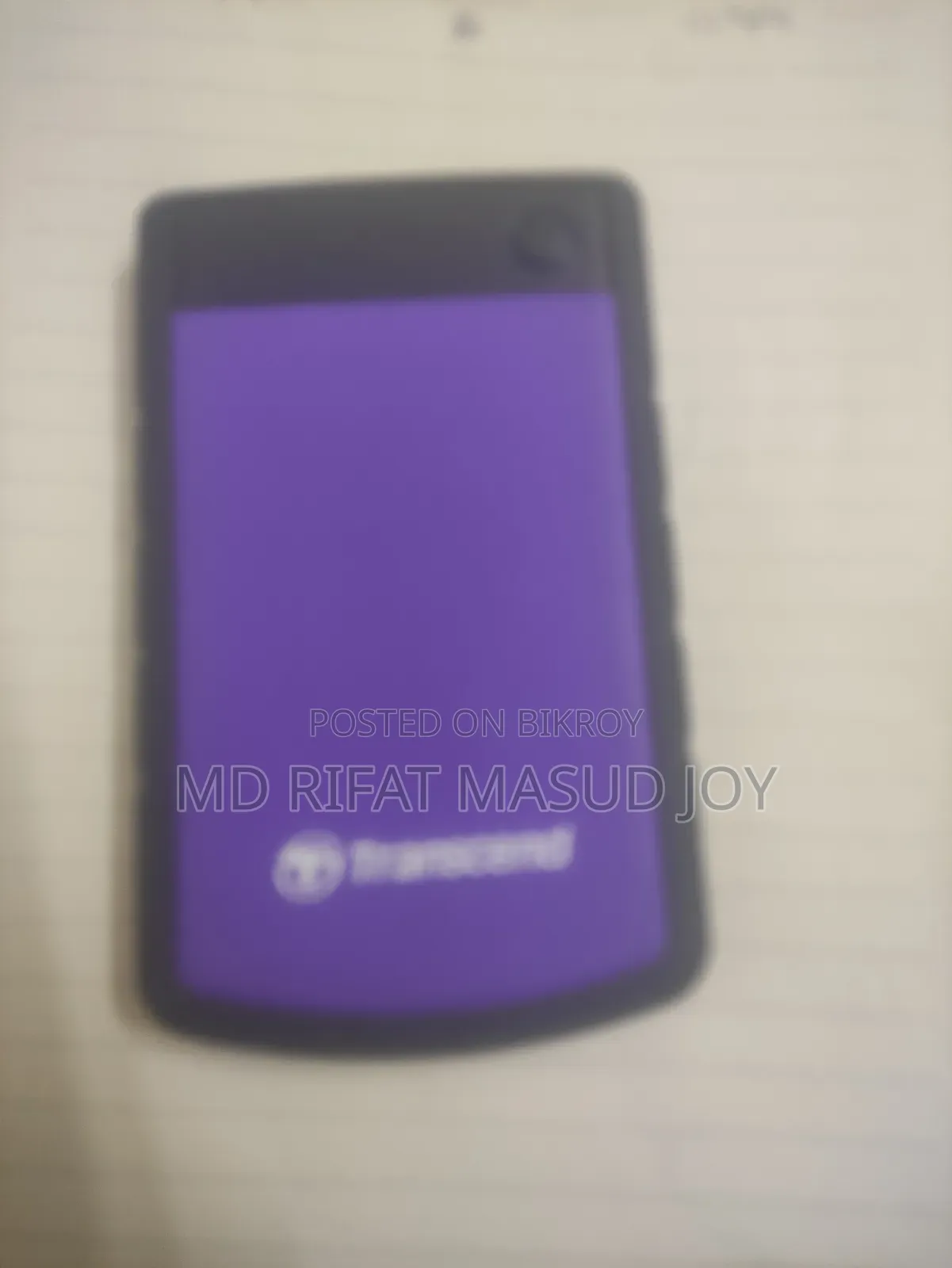 Transcend StoreJet 25H3P 2TB Portable External Hard Drive – Used