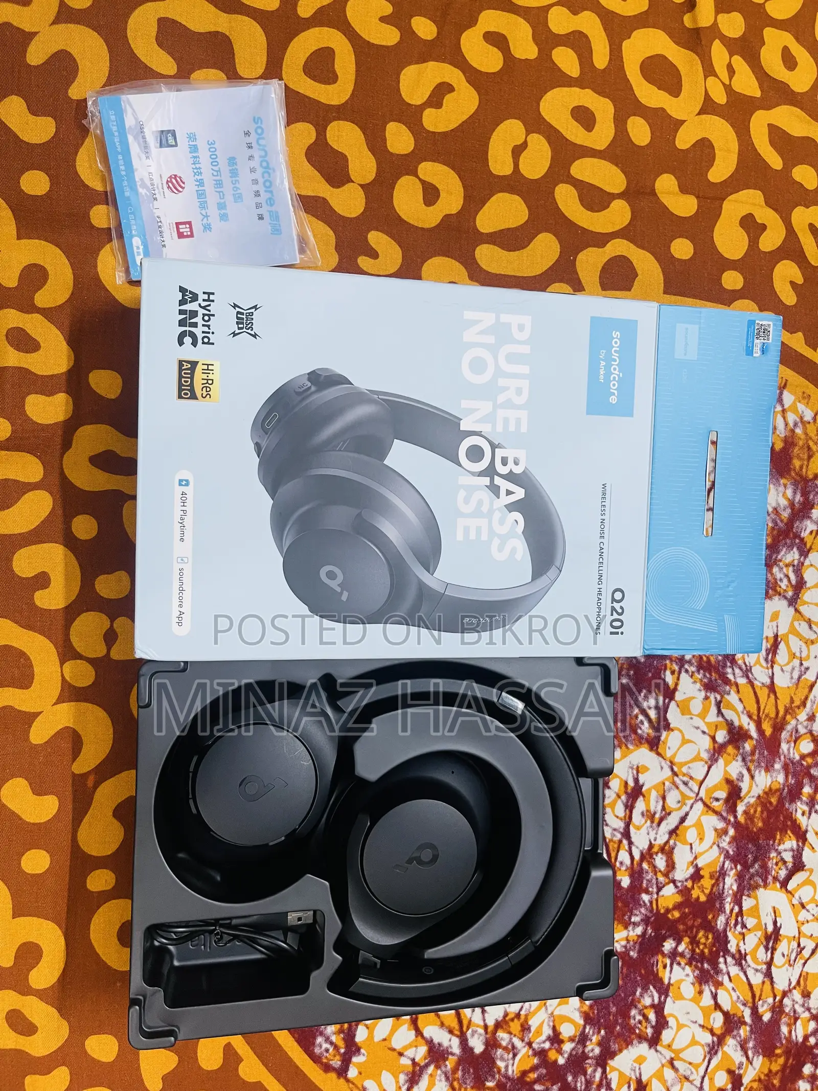 Anker Soundcore Q20i Hybrid Active Noise Cancelling Headphones