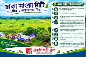 ঢাকা মাওয়া সিটিতে প্লট কিনুন সুলভ মূল্যে