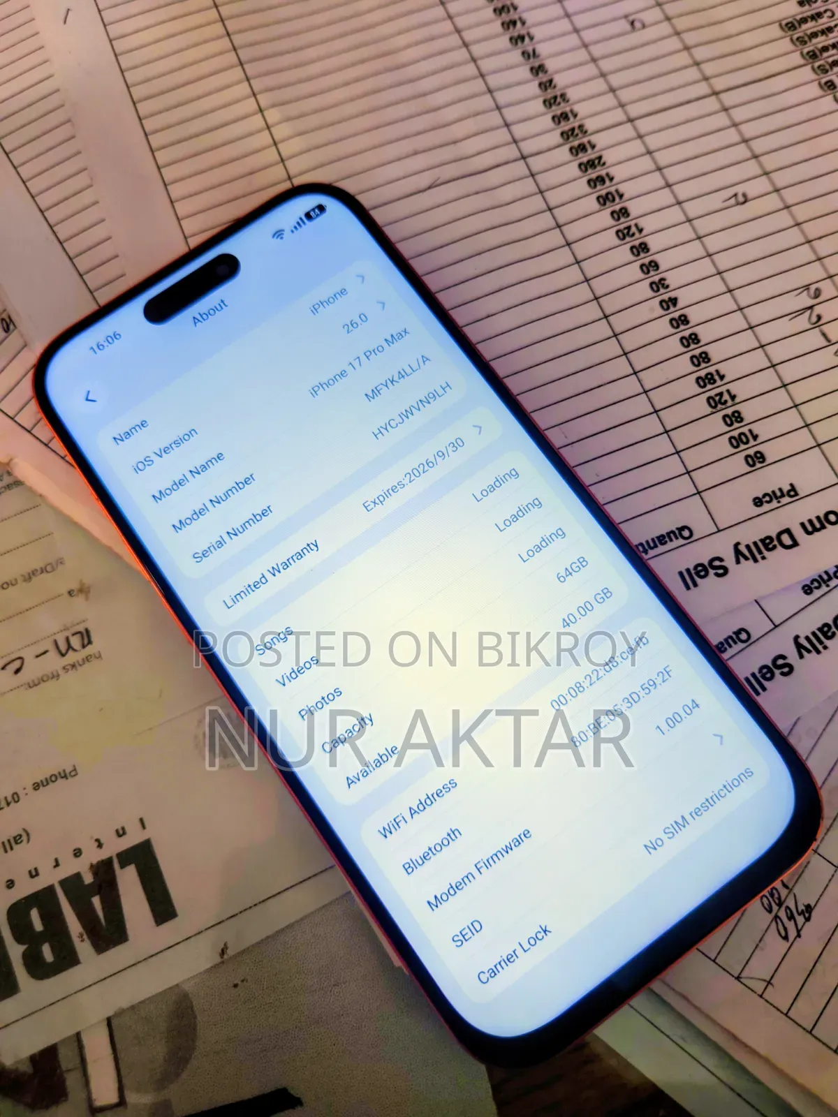 Apple iPhone 17 Pro Max 256 GB Orange