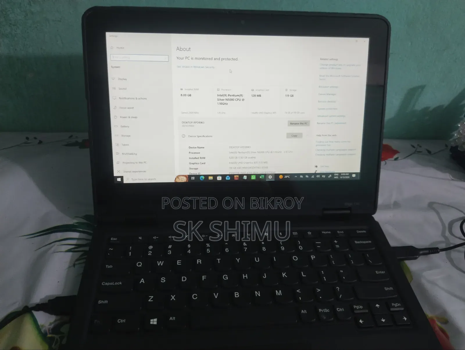 Laptop Lenovo Yoga 11e 8GB Intel Pentium SSD 128GB
