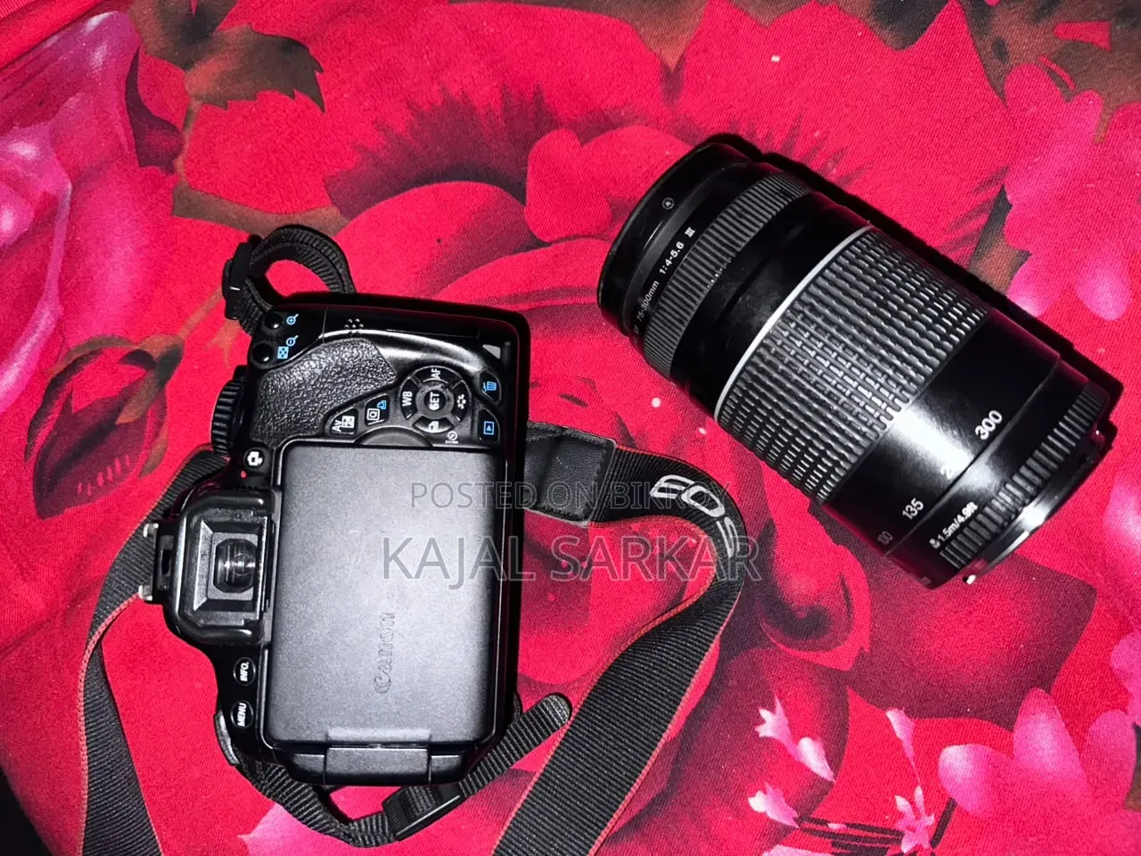 Canon 650D With 75mm*300mm Zoom Lens