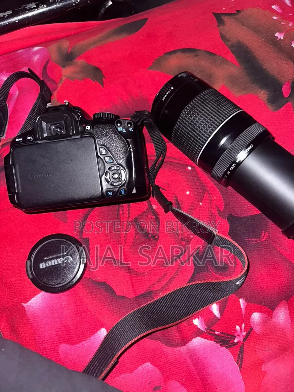 Canon 650D With 75mm*300mm Zoom Lens