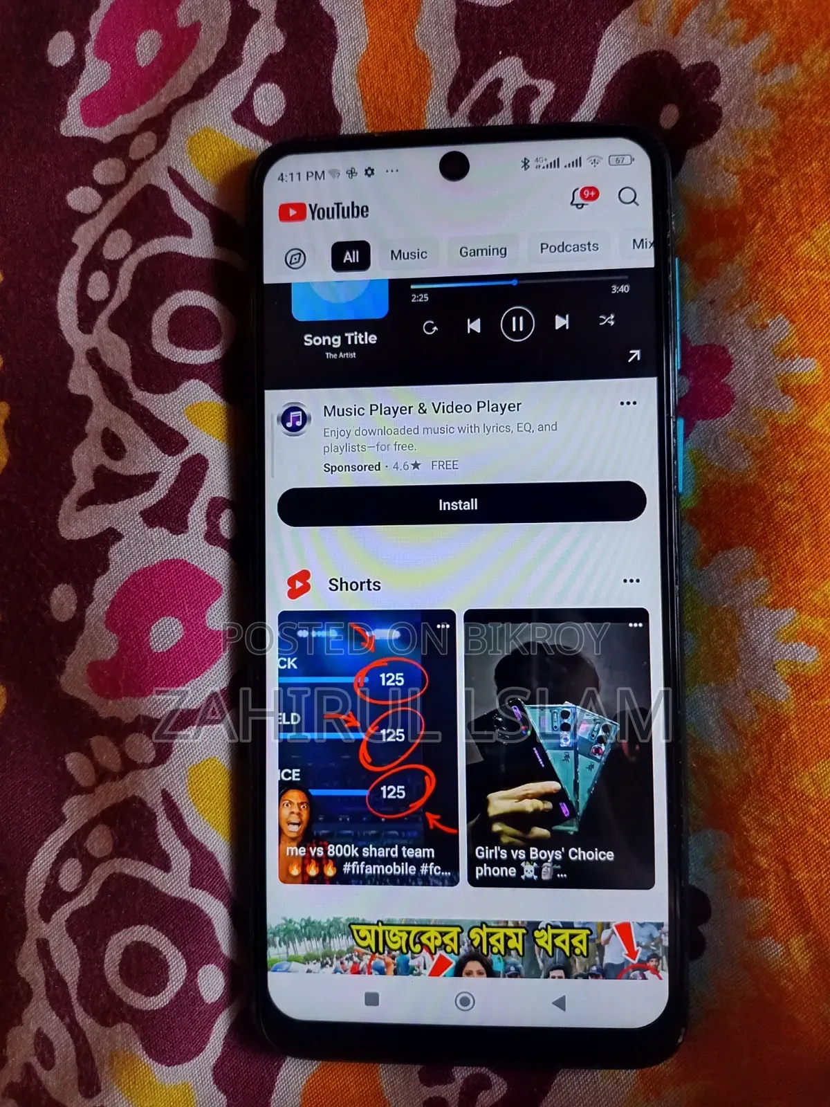 Xiaomi Redmi Note 9 Pro 128 GB Blue