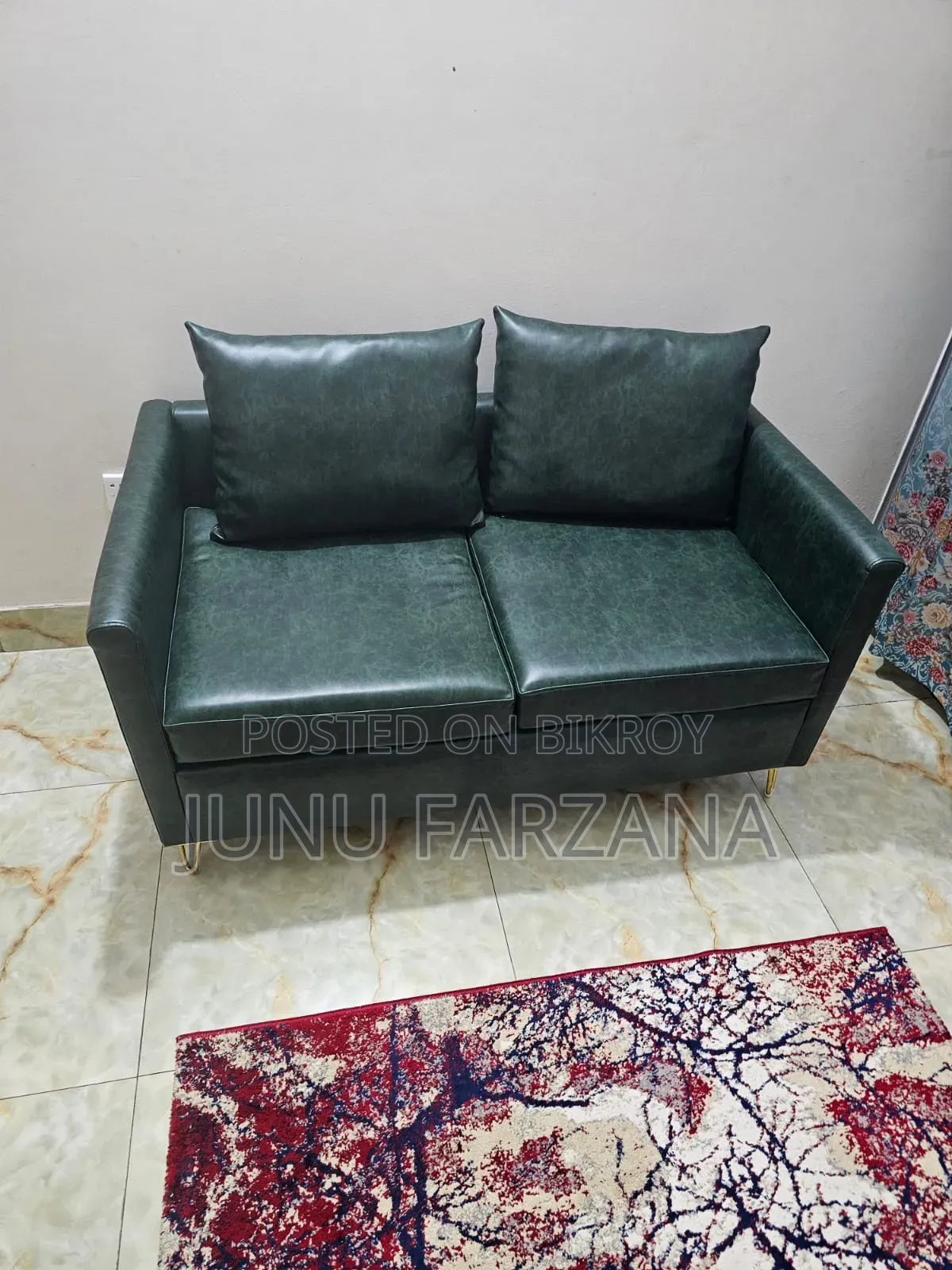 Premium 3 Seater Artificial Leather Executive Office Sofa