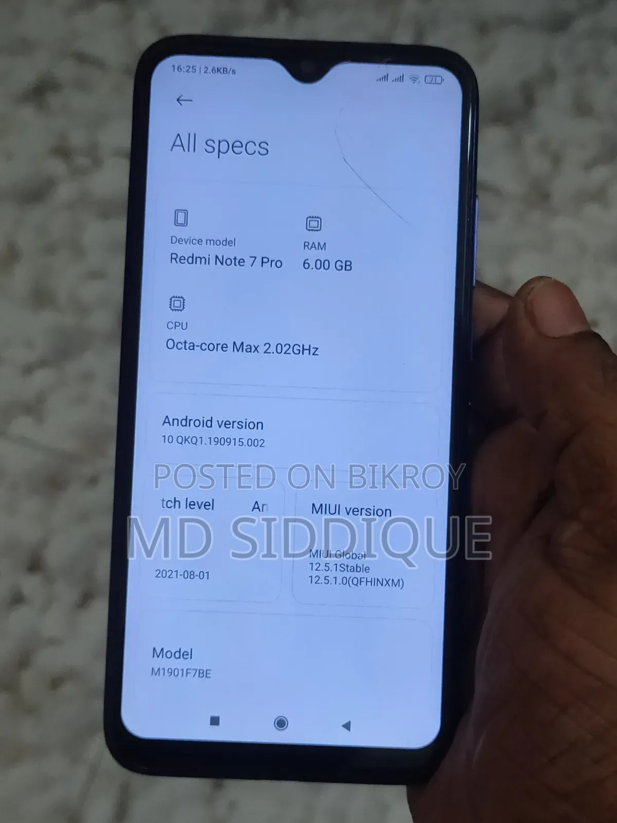 Xiaomi Redmi Note 7 Pro 128 GB Blue