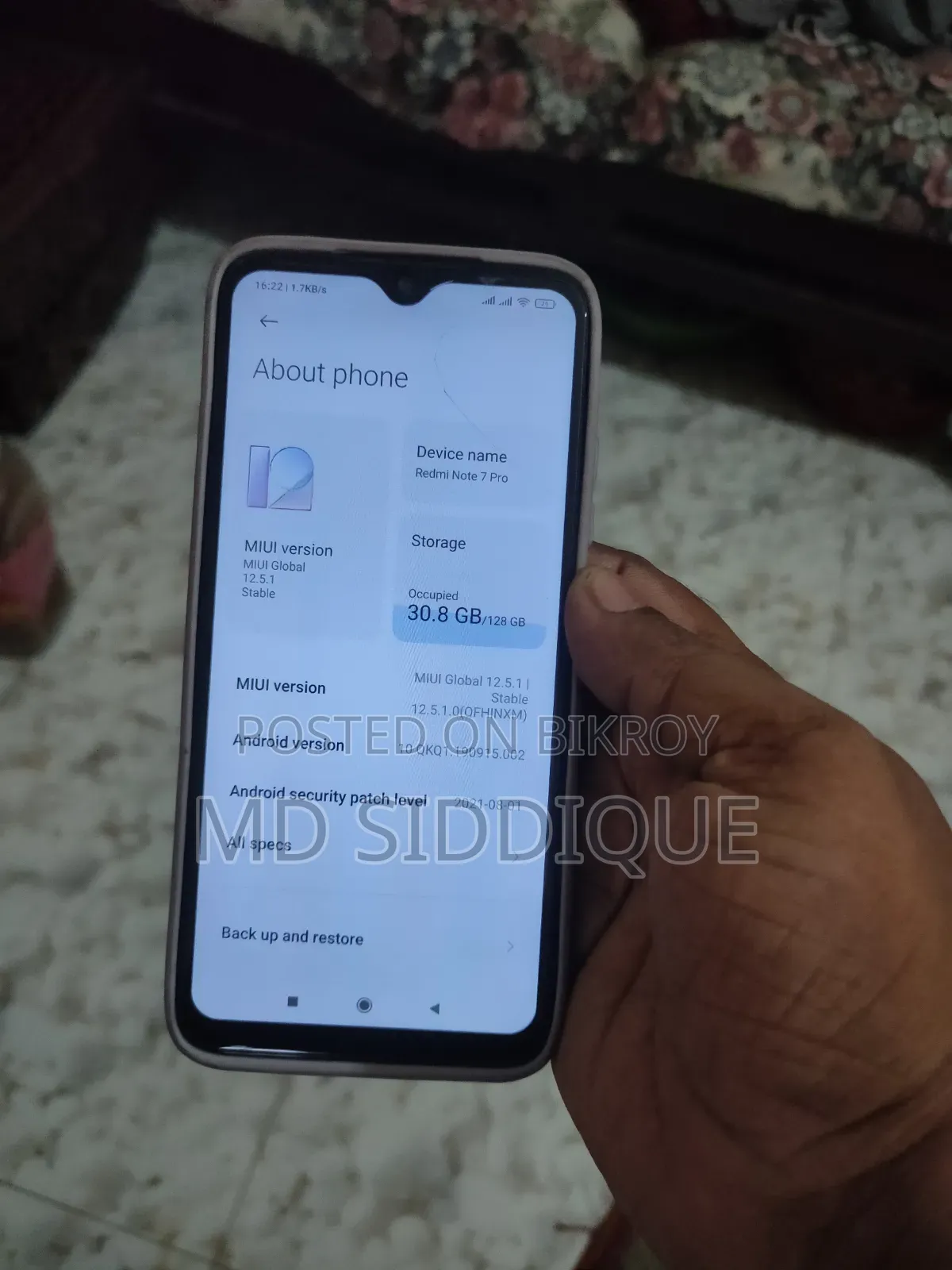Xiaomi Redmi Note 7 Pro 128 GB Blue