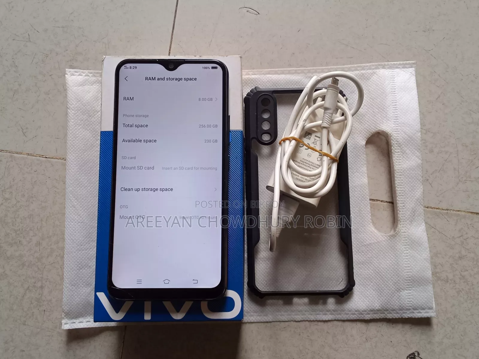 Vivo Y17 256 GB Blue