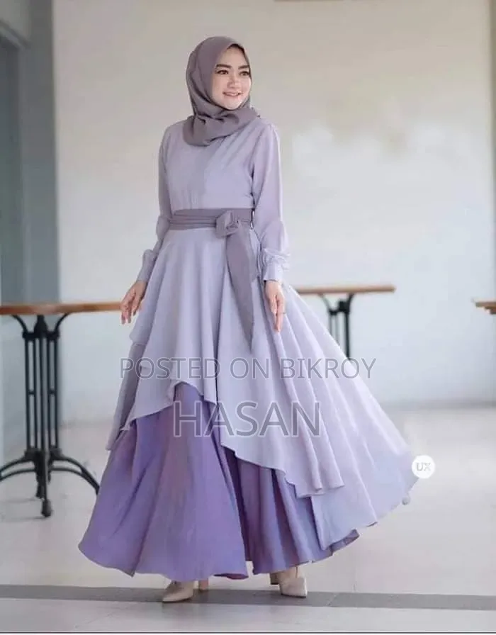 Dubai Cherry Borka With Hijab