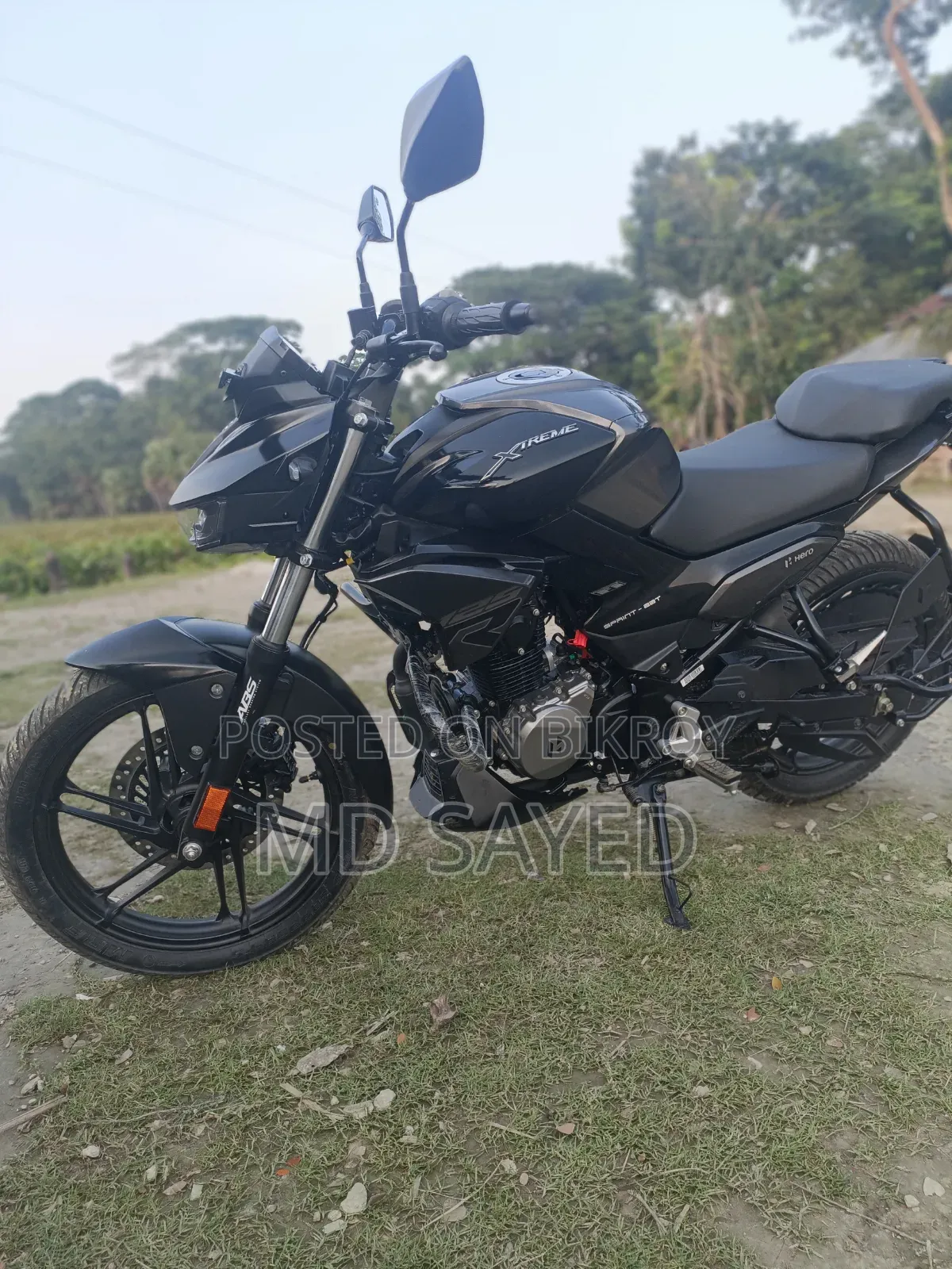 New Hero Xtreme 125R 2026 Black