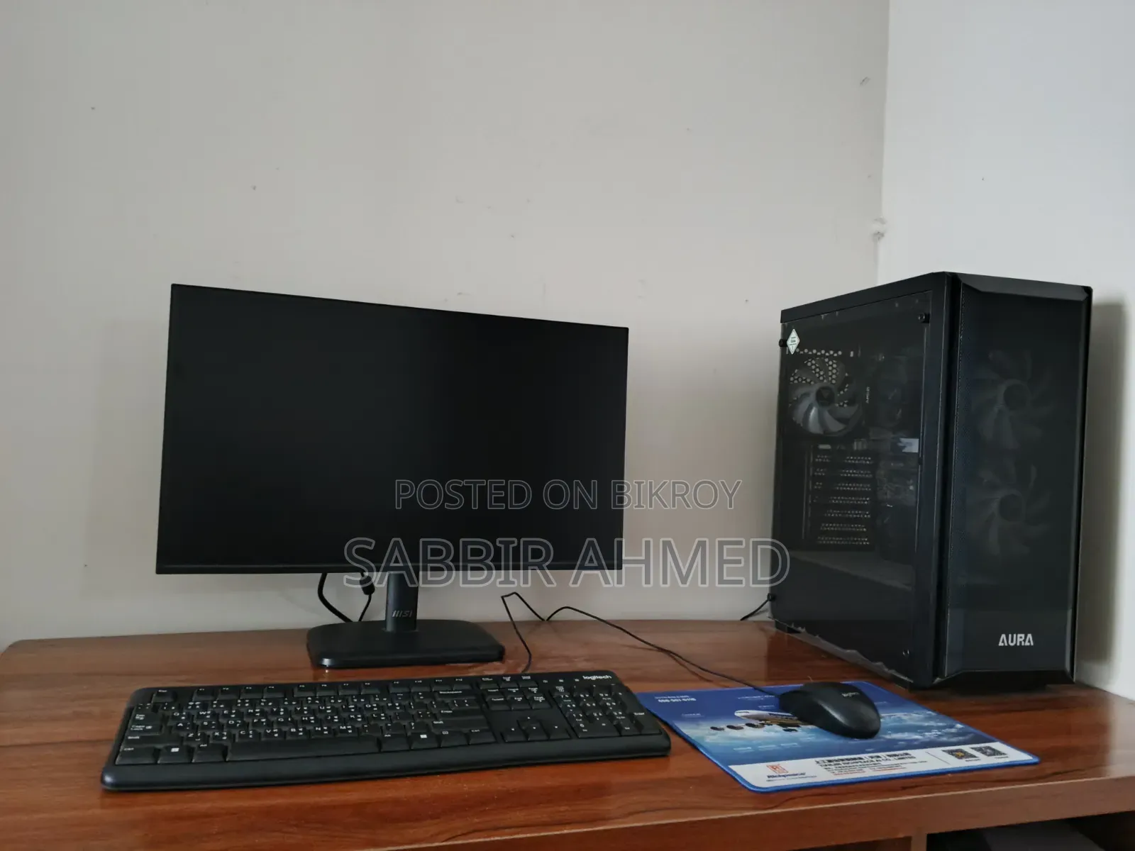 Desktop Computer MSI 16GB AMD Ryzen 5 SSD 512GB