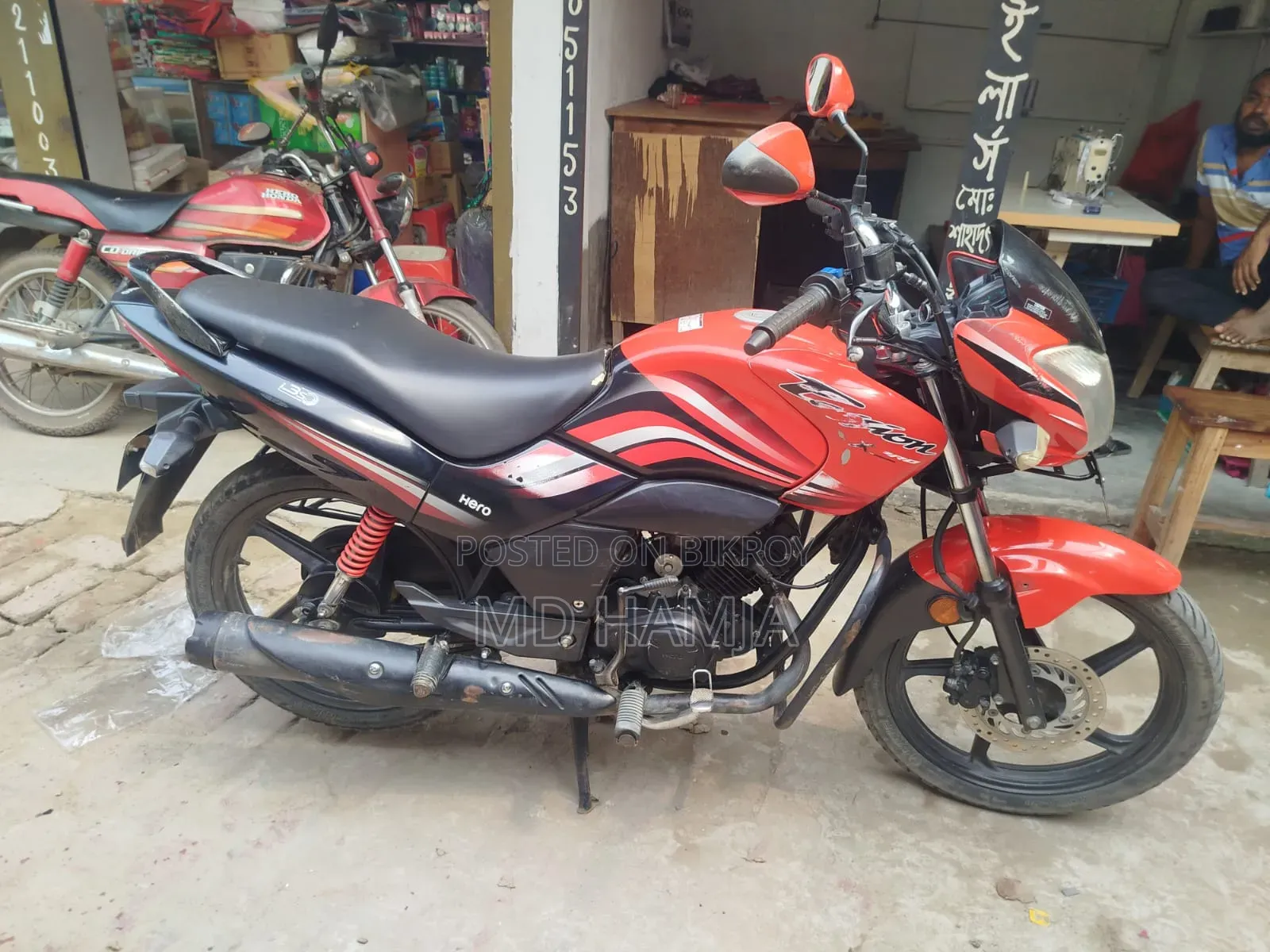 হিরো প্যাশন প্রো ২০১৯ রেড