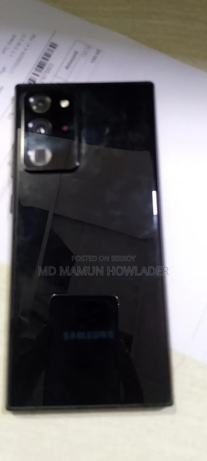 Samsung Galaxy Note 20 Ultra 5G 256 GB Black