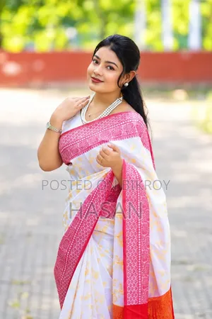 Kashmiri Katan Saree With Blouse Piece