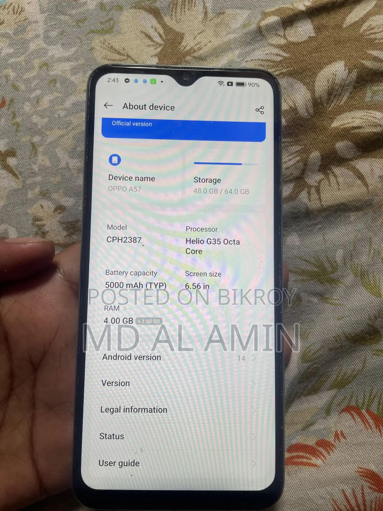 Oppo A57 64 GB