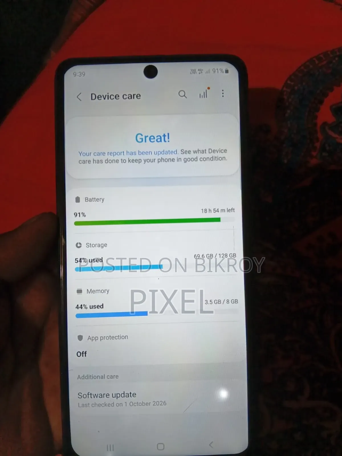 স্যামসাং গ্যালাক্সি এ৭২ ১২৮ জিবি ব্লু