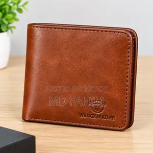 Brown PU Leather Men's Wallet – Stylish & Durable