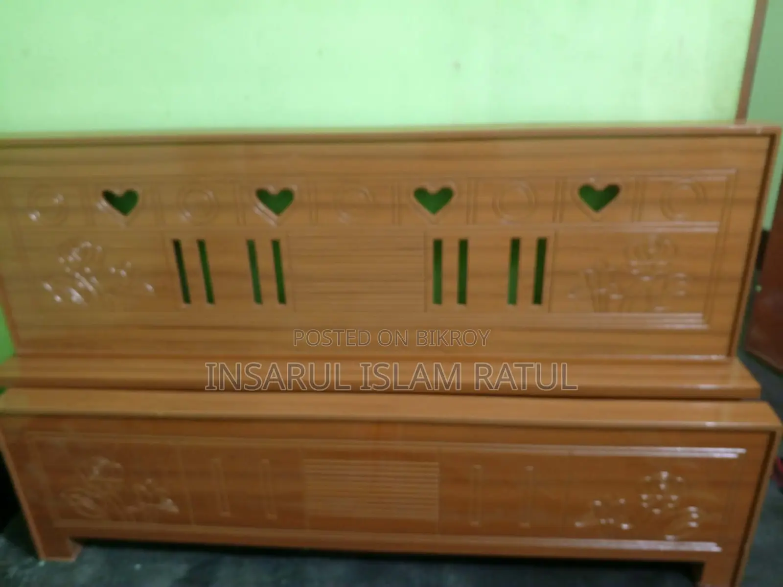 Bed With Mattress and Pillows Bolster