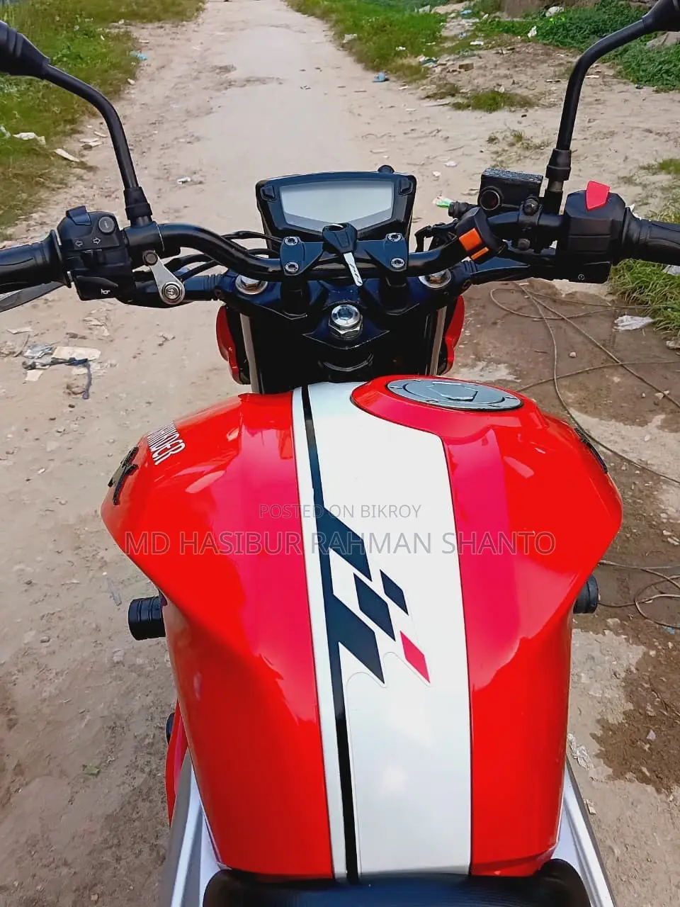 টিভিএস আপাচে ১৬০ ৪ভি ২০২৩ লাল