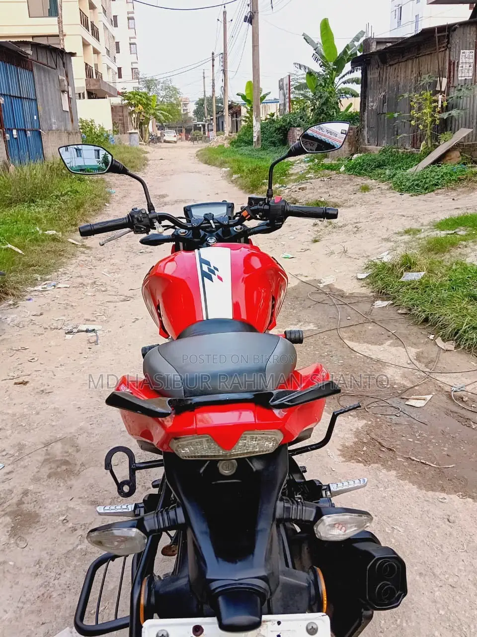 টিভিএস আপাচে ১৬০ ৪ভি ২০২৩ লাল