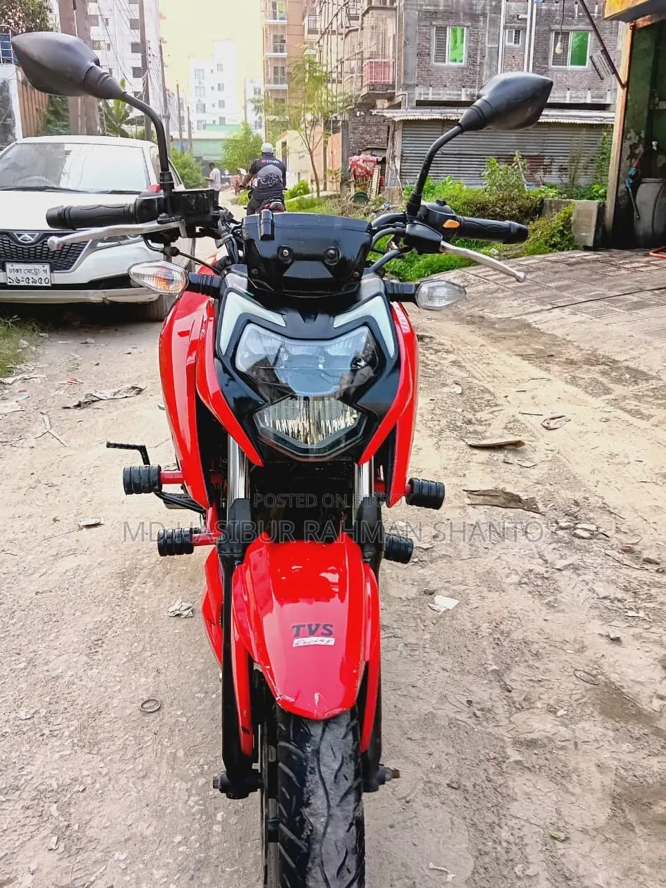 টিভিএস আপাচে ১৬০ ৪ভি ২০২৩ লাল