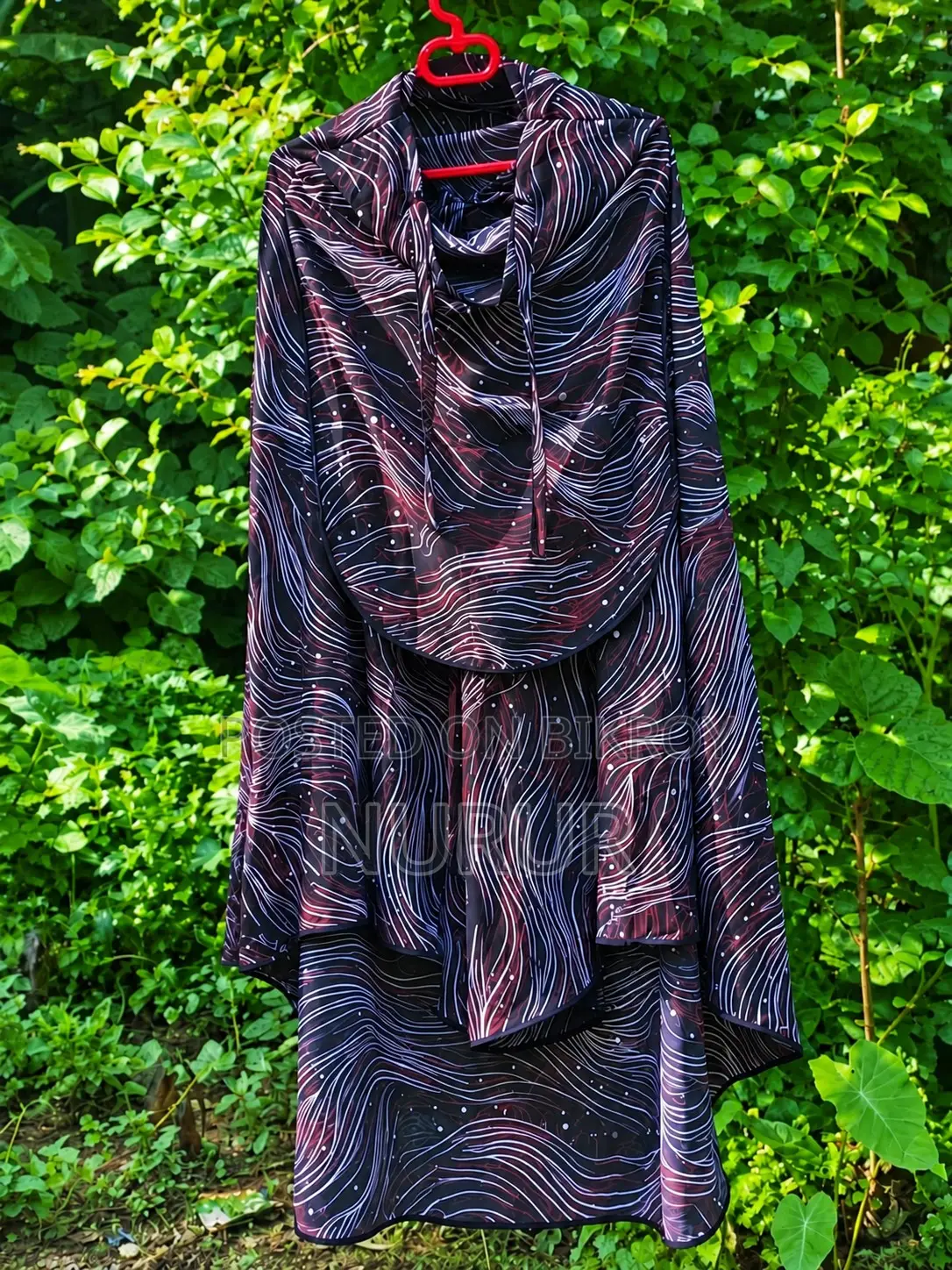 Beautifully designed Iqra Hijab.