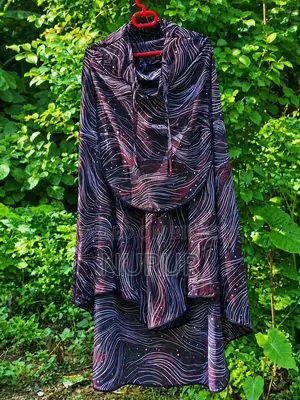 Beautifully designed Iqra Hijab.